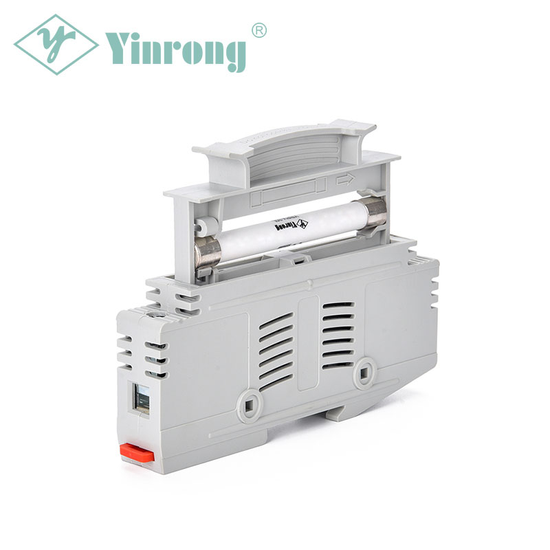 1500VDC 30A 10 × 85mm Solar PV DIN Rail Fuse Holder